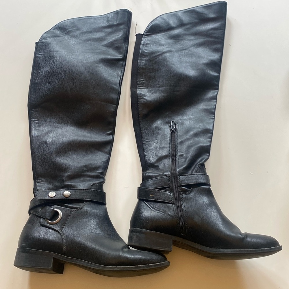 Aldo Black riding boots